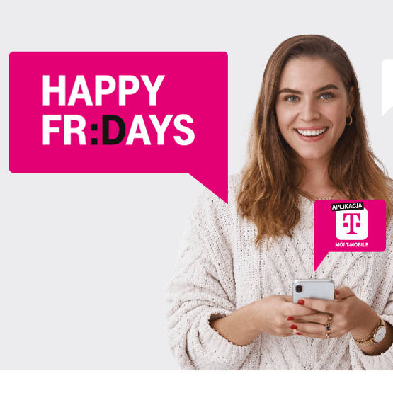 T-Mobile: Happy Fridays - 50% więcej za doładowanie