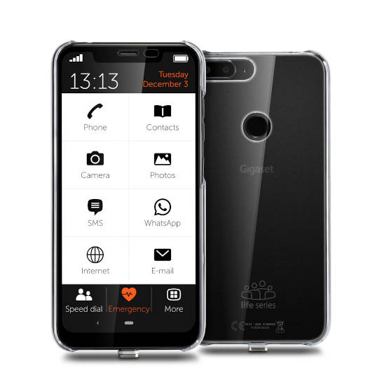 Gigaset GS195 LS – nowy smartfon dla seniorów. Uproszczony interfejs, funkcje alarmowe, powiększona klawiatura...