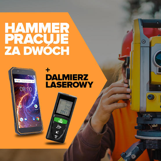 Hammer pracuje za dwóch i ogłasza promocję. Gratis radio, dalmierz lub karta 100 zł