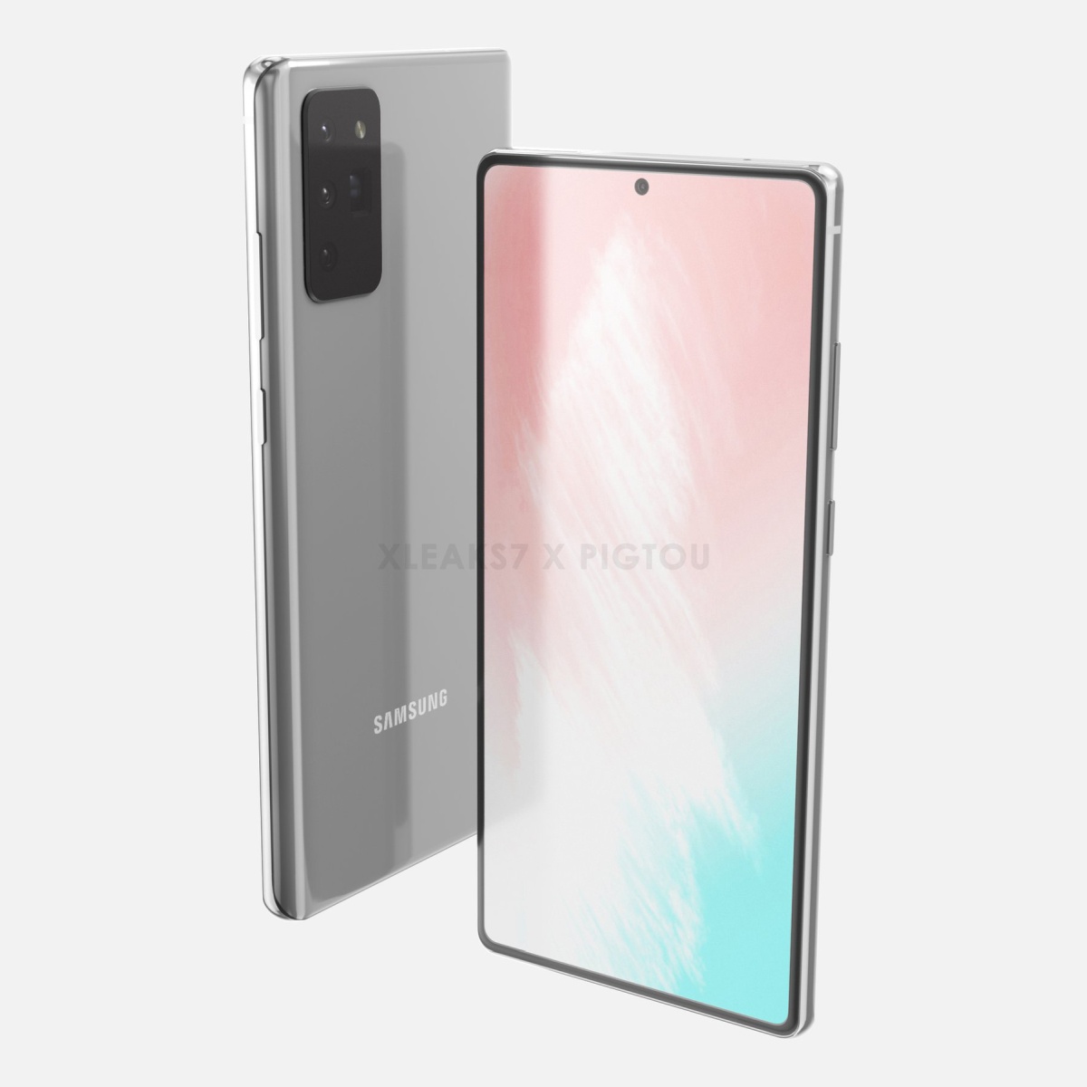Samsung Galaxy Note20 na nowych renderach. Zmieni się położenie pióra S Pen