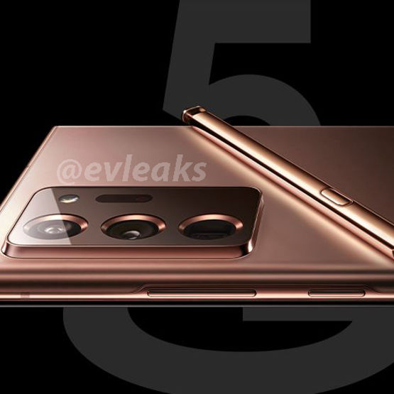 Galaxy Note20 Ultra na renderach. Ma ogromny aparat, ale wygląda świetnie