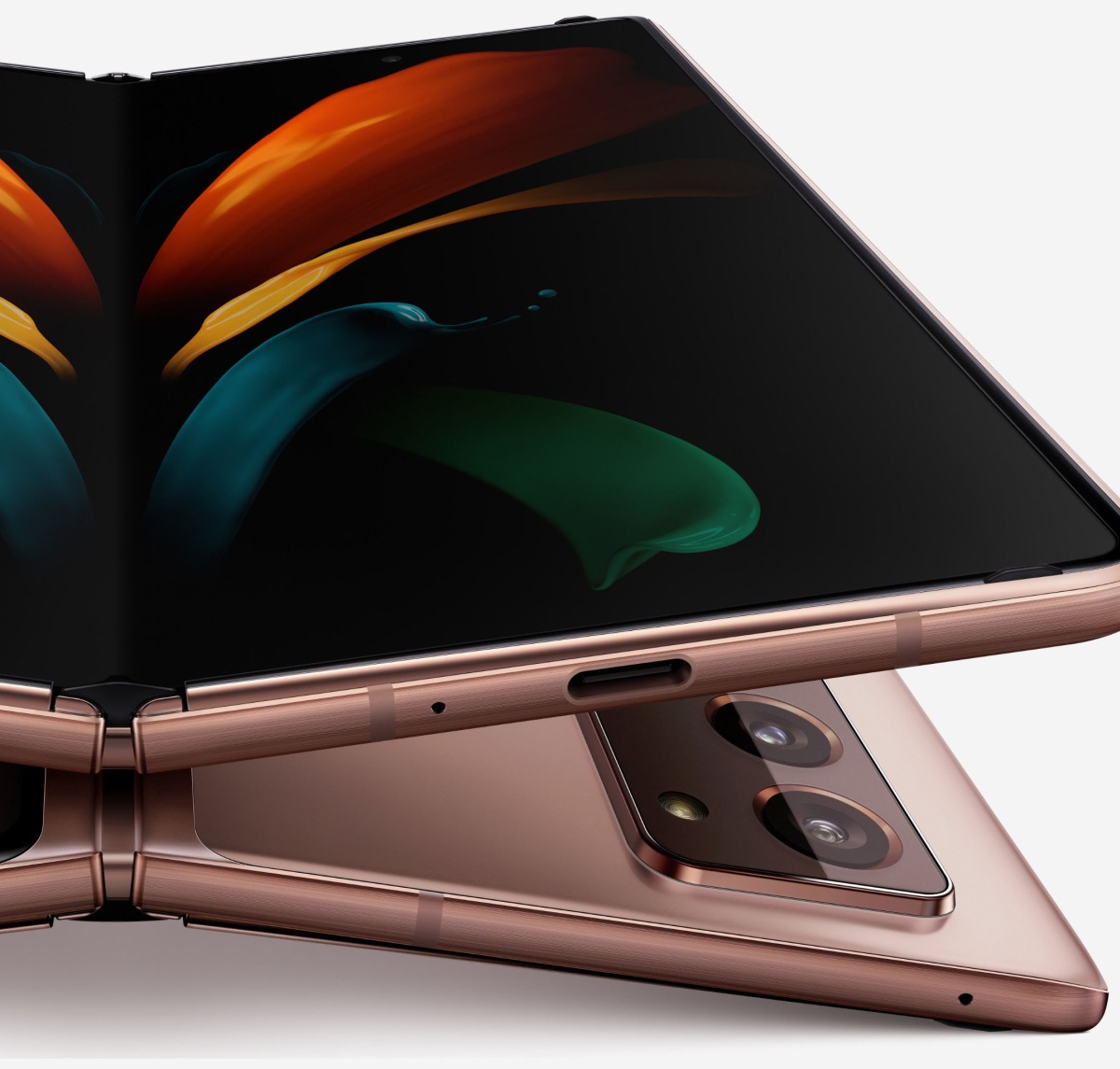 Tak wygląda Samsung Galaxy Fold 2 w kolorze różowego złota