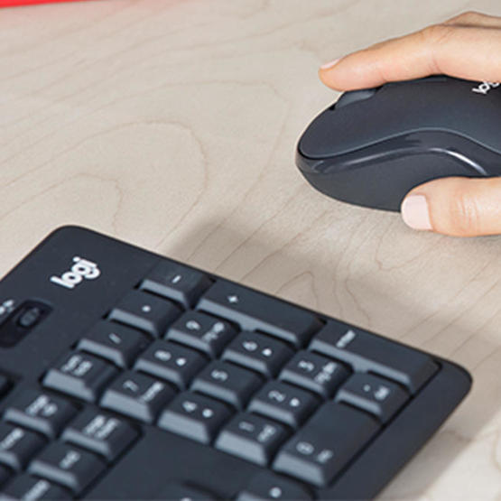 Nowa, bezgłośna wersja zestawu klawiatura + mysz Logitech MK295 Silent Wireless Combo