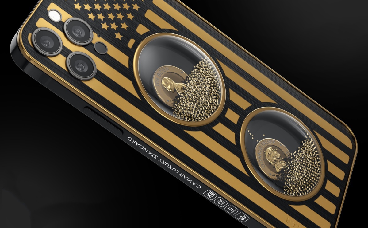 Sands of Time: Caviar ze specjalną edycją iPhone'a 12 Pro z portretami Bidena i Trumpa