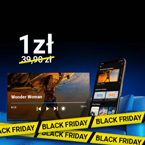 Black Friday w Televio to pakiet PREMIUM za 1 zł