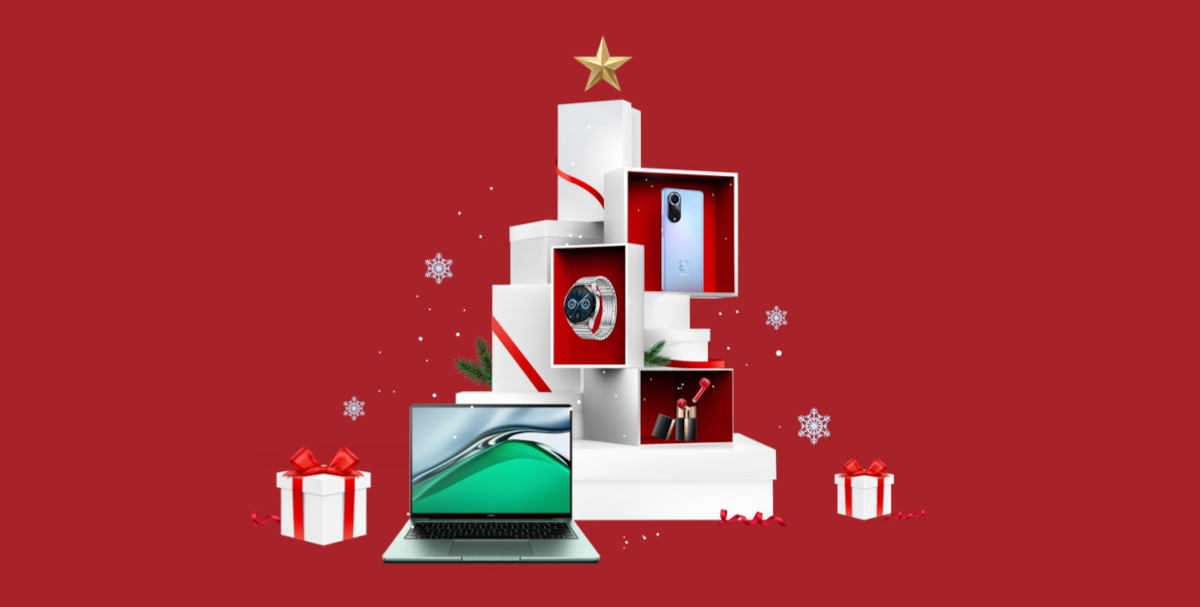 Huawei ze zniżkami do 33% na święta: laptopy, tablety, monitory, smartwatche...