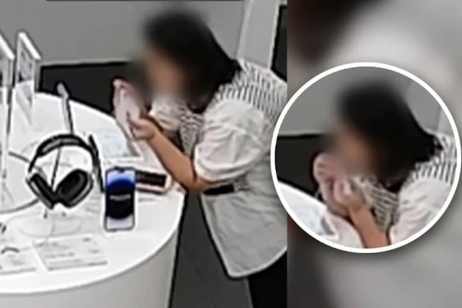 Odgryzła iPhone'a. Po chwili była już w rękach policji