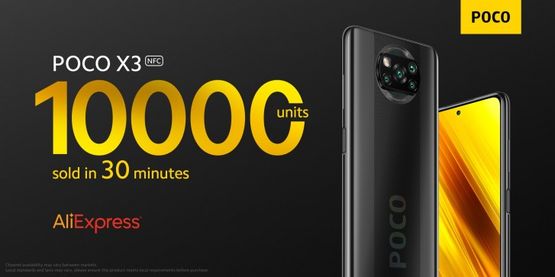 Poco X3 NFC - w 30 minut sprzedano 10 tys. sztuk telefonu