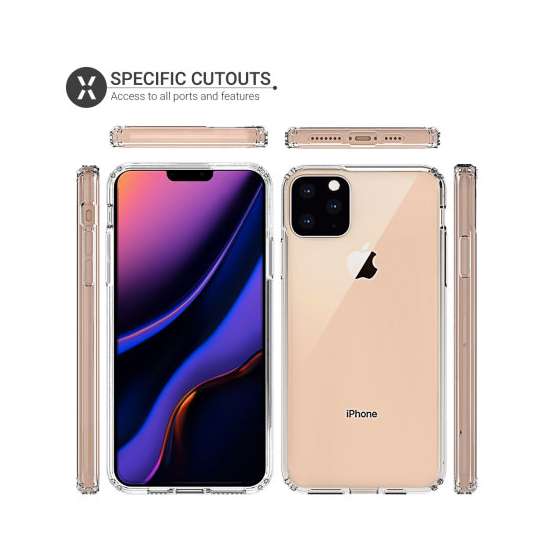 Etui do iPhone'a XI ujawnia obecność gniazda Lightning oraz wygląd kwadratowego modułu aparatów