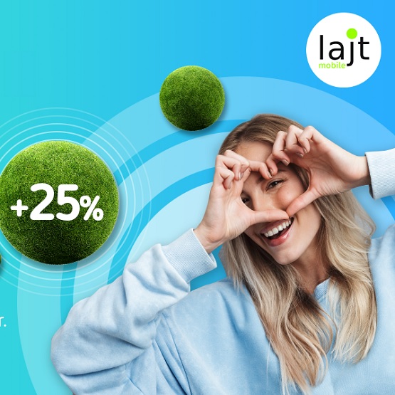 Promocja doładowań w lajt mobile. Odbierz 25% więcej za doładowanie