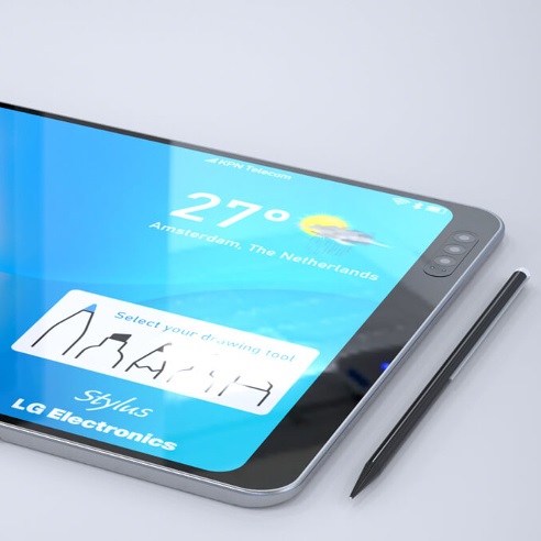 LG patentuje ciekawy składany smartfon