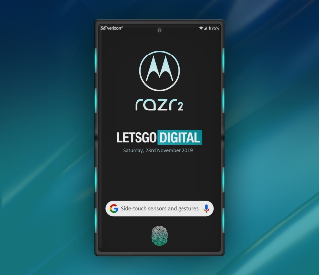 Następna Motorola RAZR z Active Edge - to sugeruje nowy patent