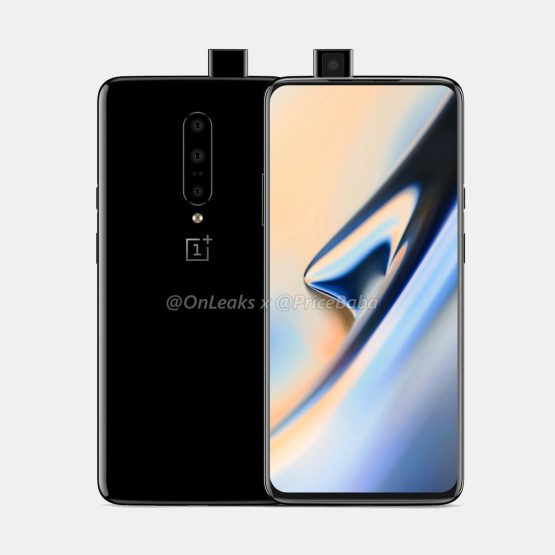 OnePlus 7 na nowych renderach - przedni aparat będzie wyskakiwał z obudowy