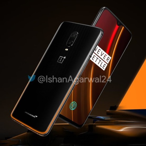 OnePlus 6T McLaren Editiona na renderach - zmiany w stosunku do zwykłego 6T niewielkie, ale mogą się podobać