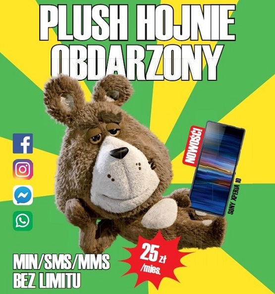 Plush ABO z Xperią 10, Internetem "na grubo" i genialną reklamą
