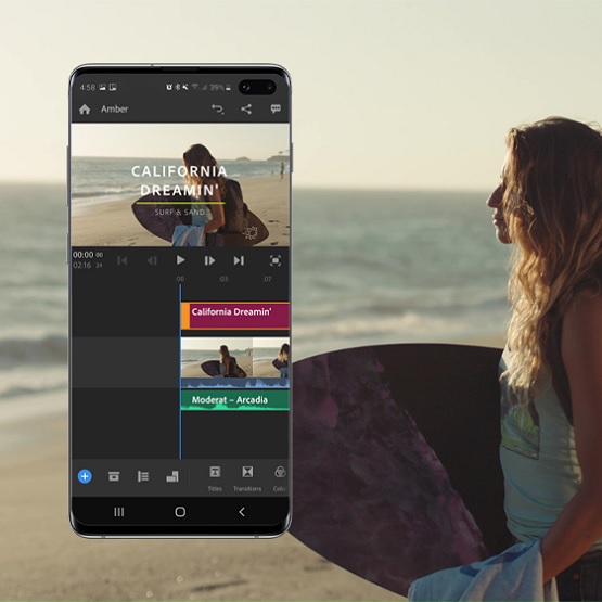 Adobe Premiere Rush na flagowych Samsungach. Coś dla miłośników filmowania