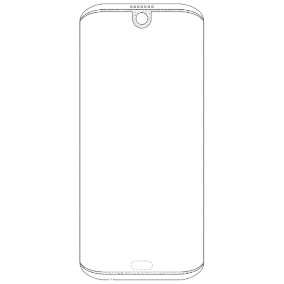 Samsung patentuje smartfon z wcięciem w wyświetlaczu Infinity-U