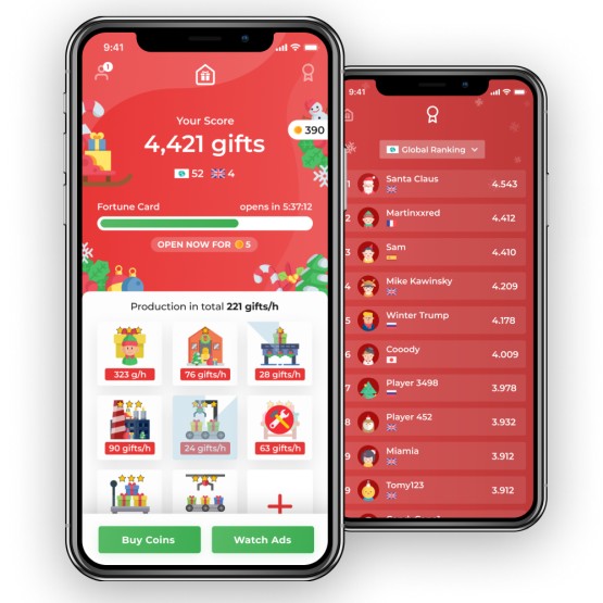 Santa Claus Christmas Tycoon: zamiast czekać na prezenty, wyprodukuj je w świątecznej grze