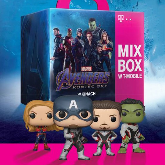 T-Mobile ma nowy MIX BOX z figurką kolekcjonerską z filmu "Avegers. Koniec Gry"