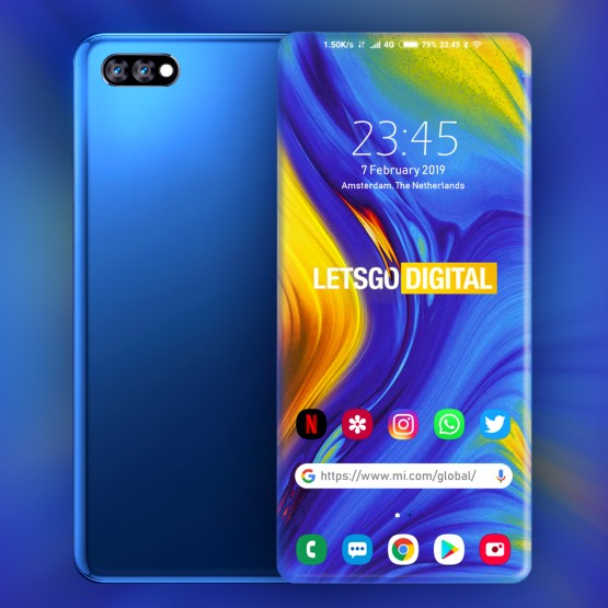Xiaomi patentuje wyświetlacz do smartfonu z czterema wygiętymi krawędziami
