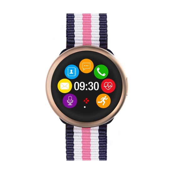 MyKronoz ZeRound 2HR NATO - niedrogi smartwatch dbający o serce