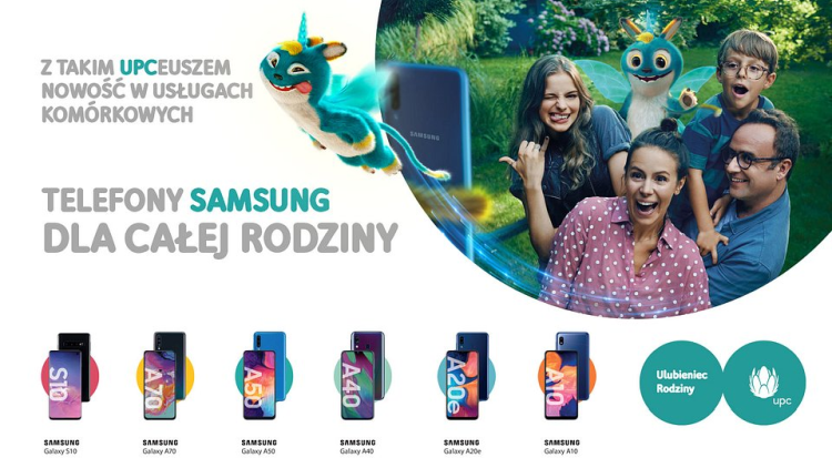 UPC Polska wprowadza smartfony Samsunga do swojej oferty