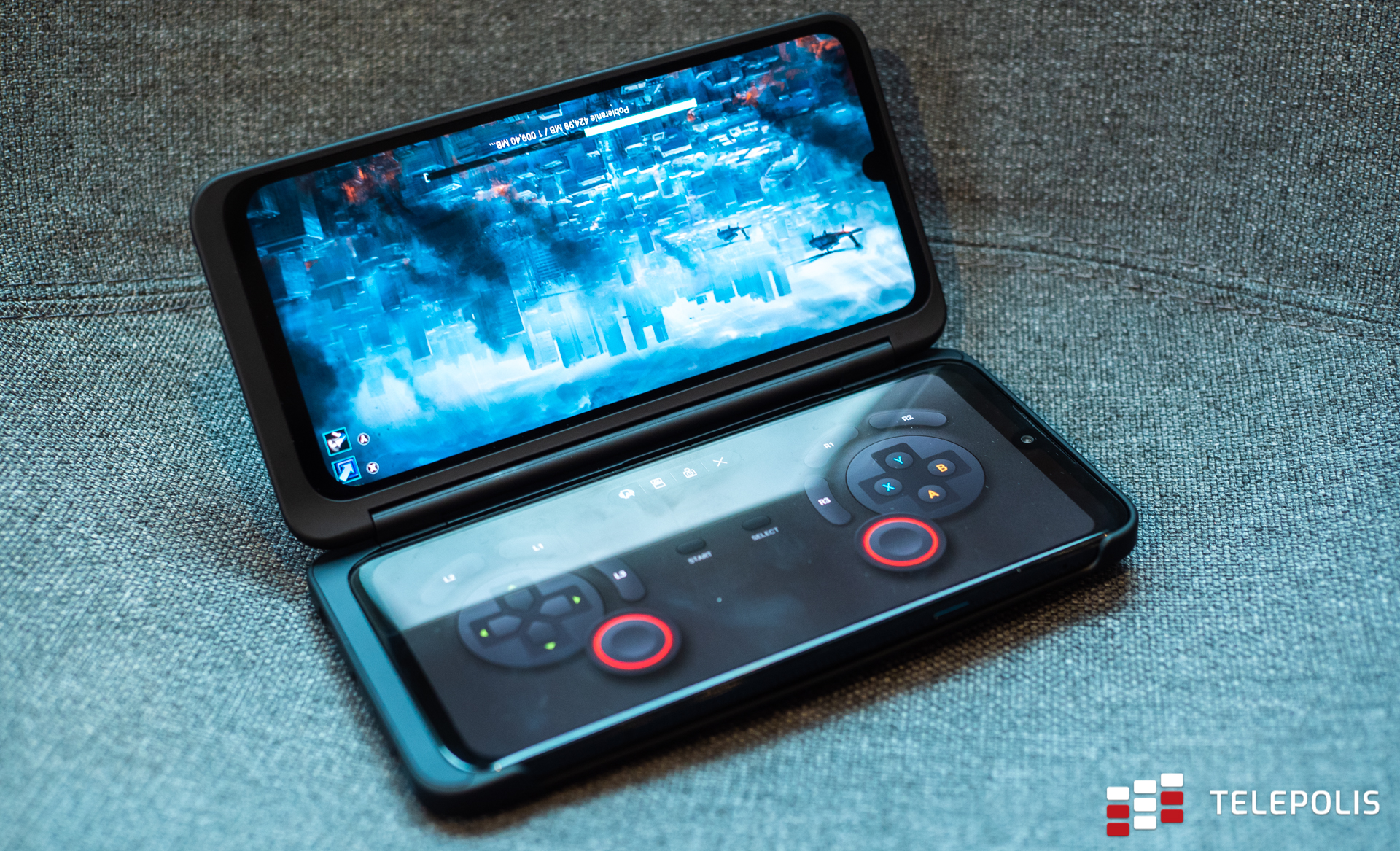 LG G8X ThinQ - dodatkowy ekran jako kontroler do gry