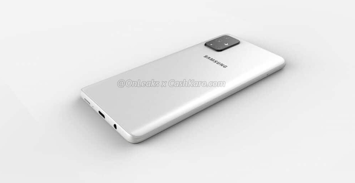 Samsung Galaxy A71 render, OnLeaks, CashKaro