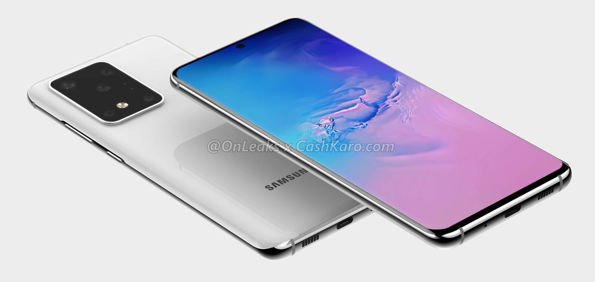 Samsung Galaxy S11+ rendery profil
