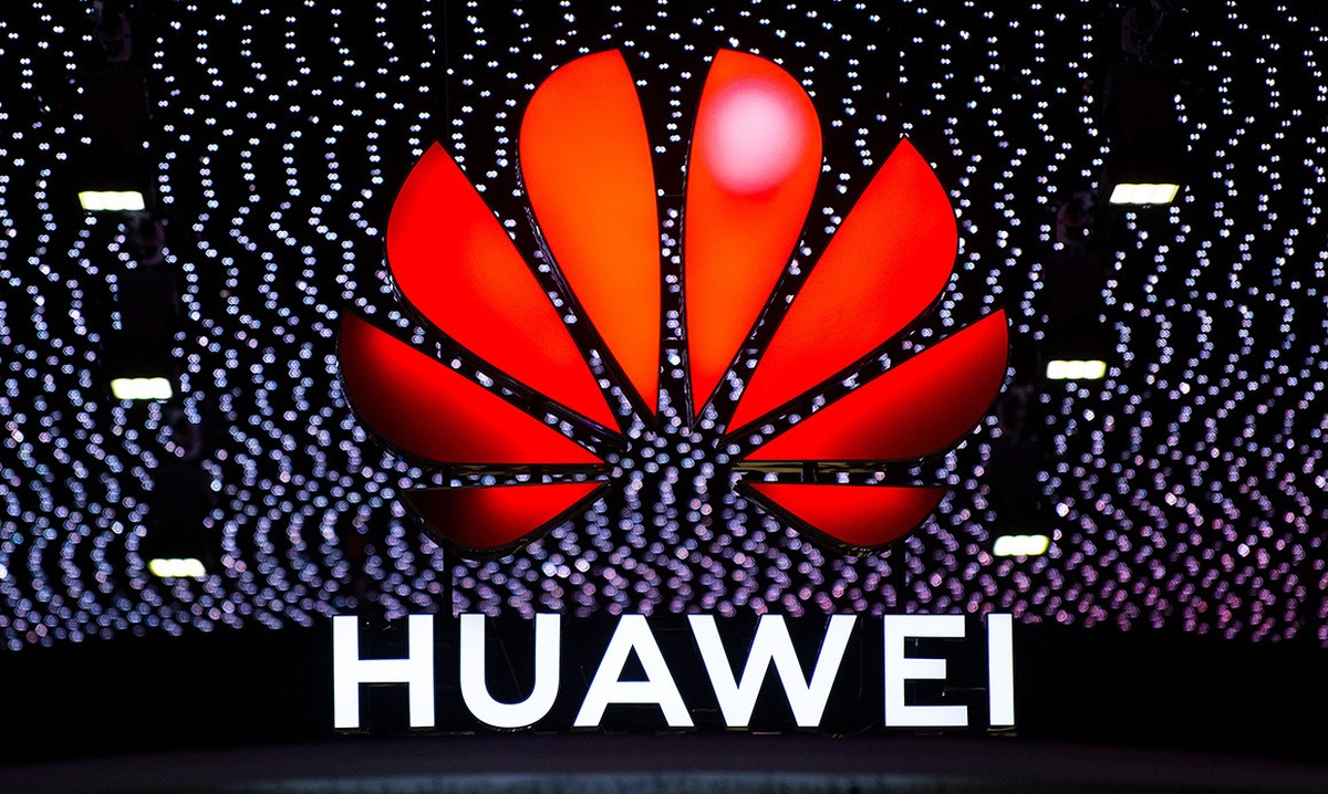 Huawei logo światła