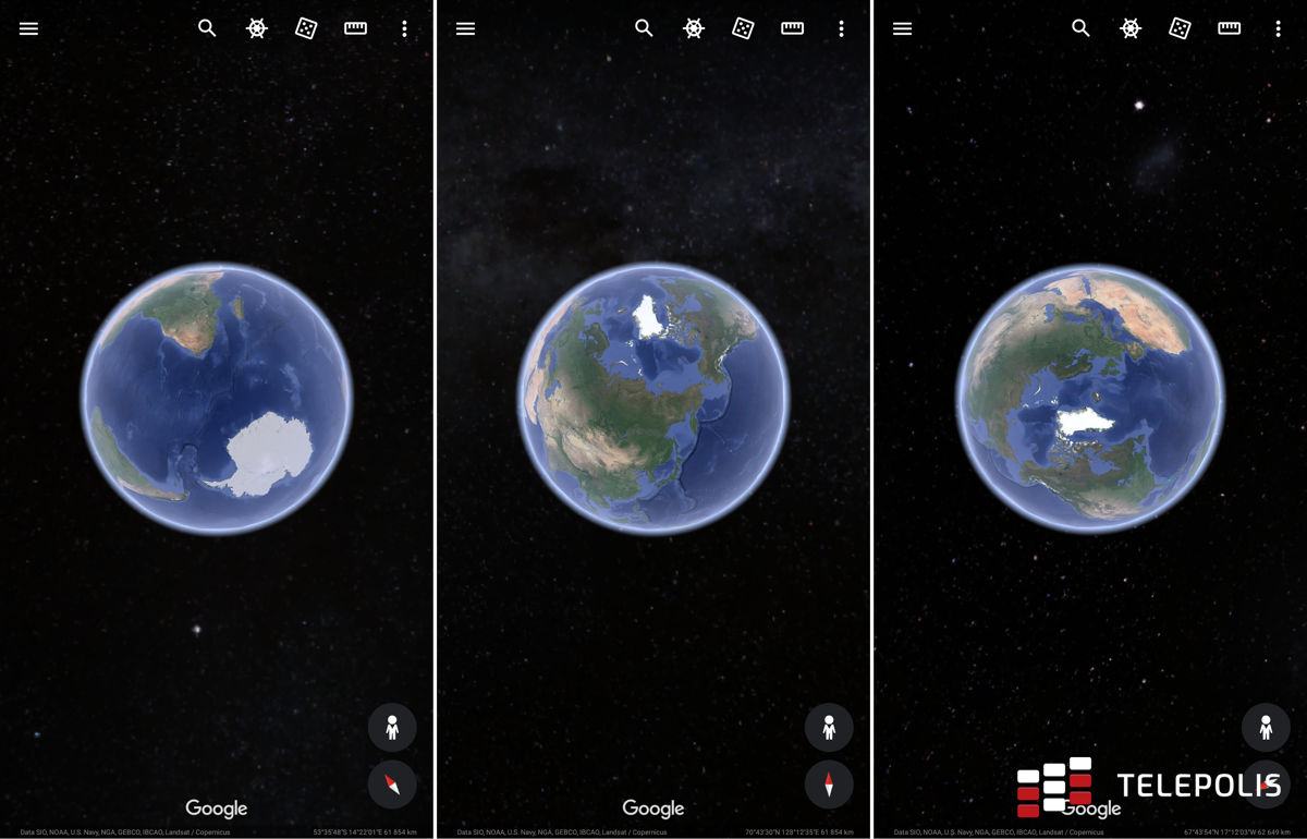 Google Earth, wersja mobilna