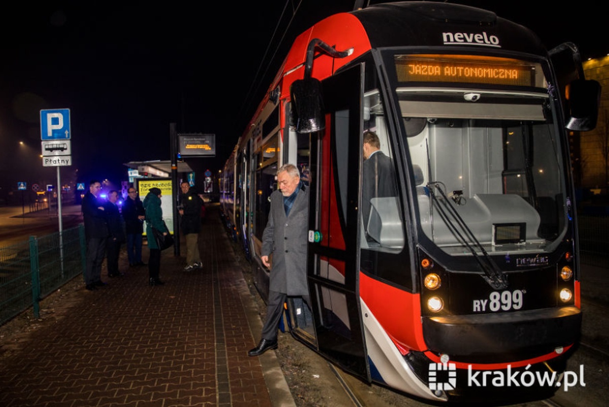 Kraków autonomiczny tramwaj prezydent miasta