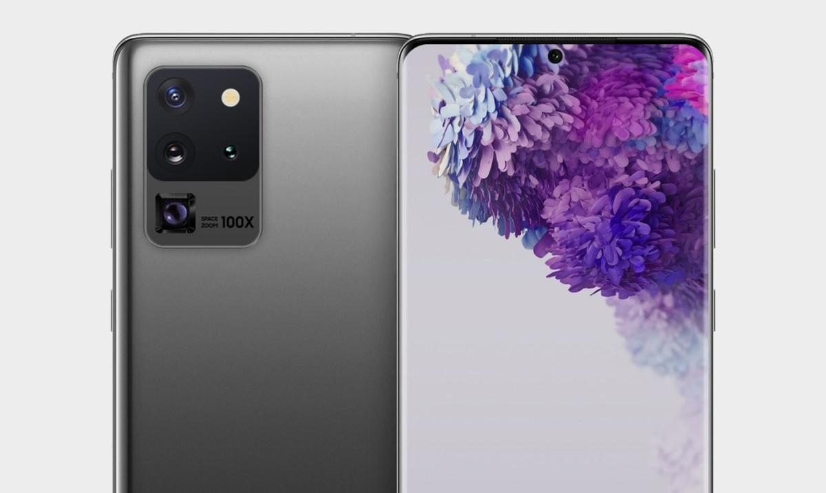 Samsung Galaxy S20 Ultra oficjalne rendery aparat