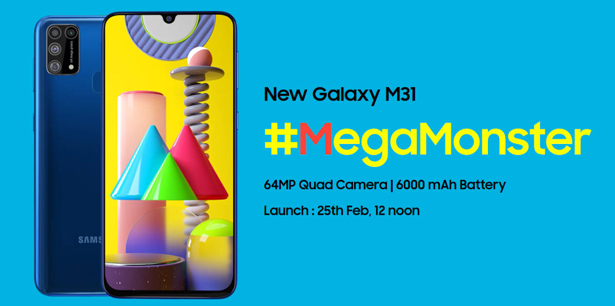 Samsung Galaxy M31 z baterią 6000 mAh i aparatem 64 Mpix – premiera w tym miesiącu