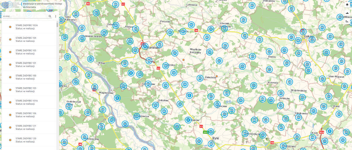 Polska sieć światłowodowa w ponad 2 mln gospodarstw domowych. Sprawdź na mapie zasięg