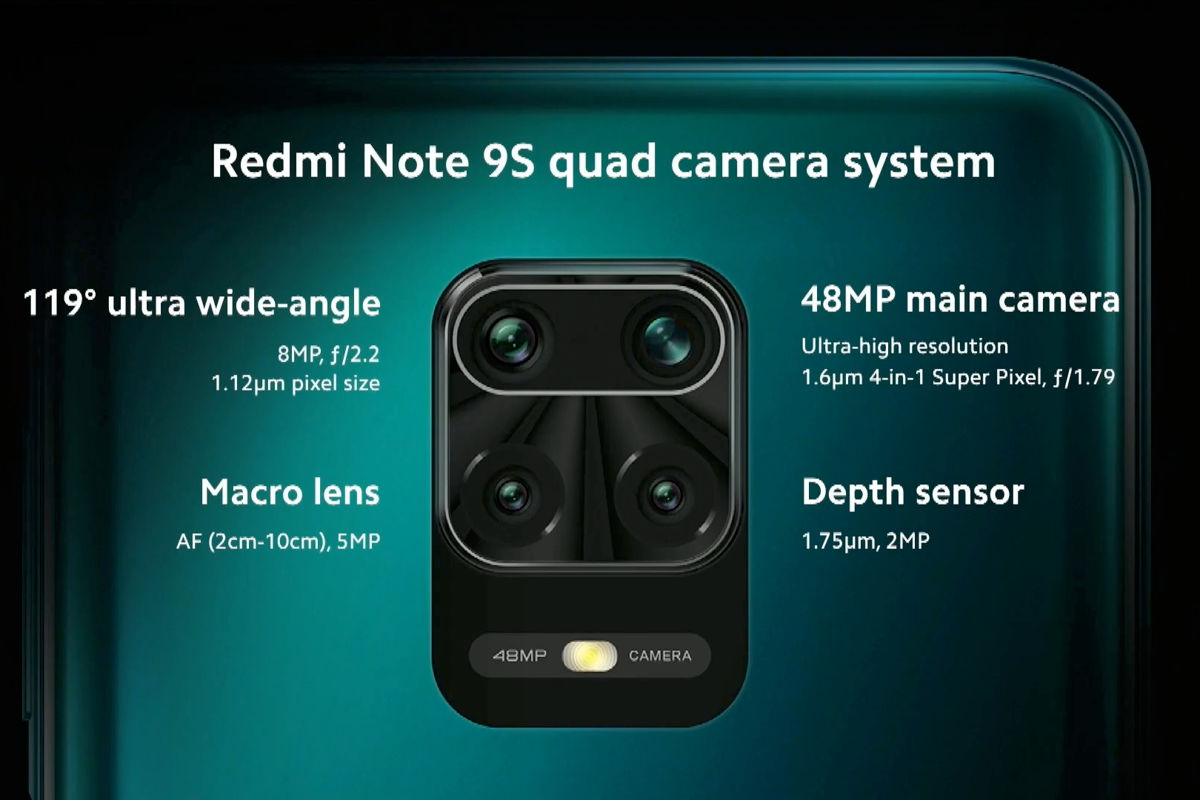Redmi Note 9s aparaty