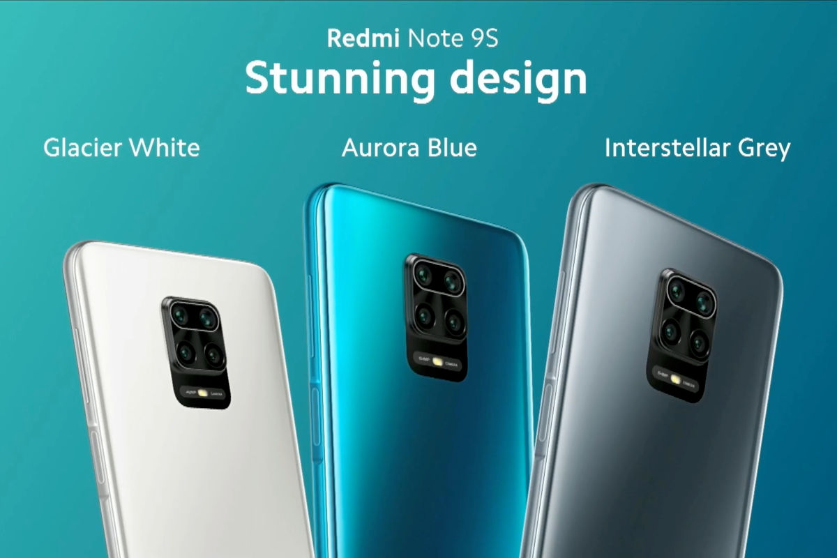 Redmi Note 9S kolory