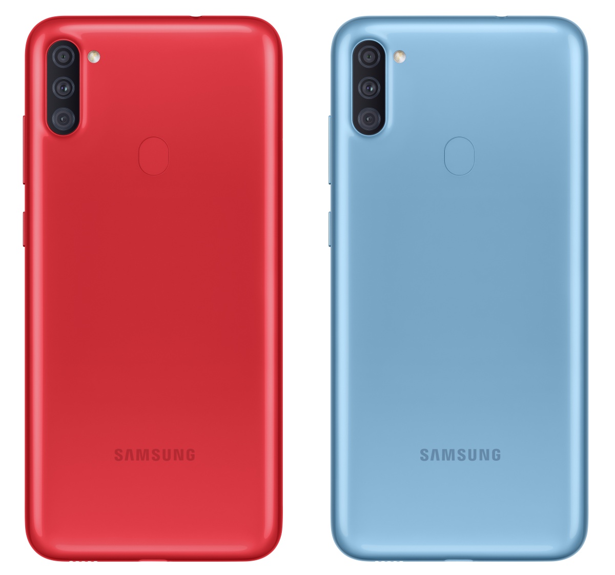 Samsung Galaxy A11 - czerwony, niebieski