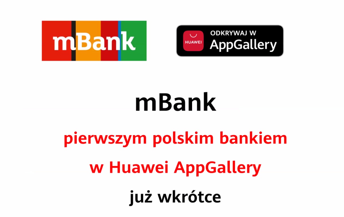 mBank w AppGallery baner