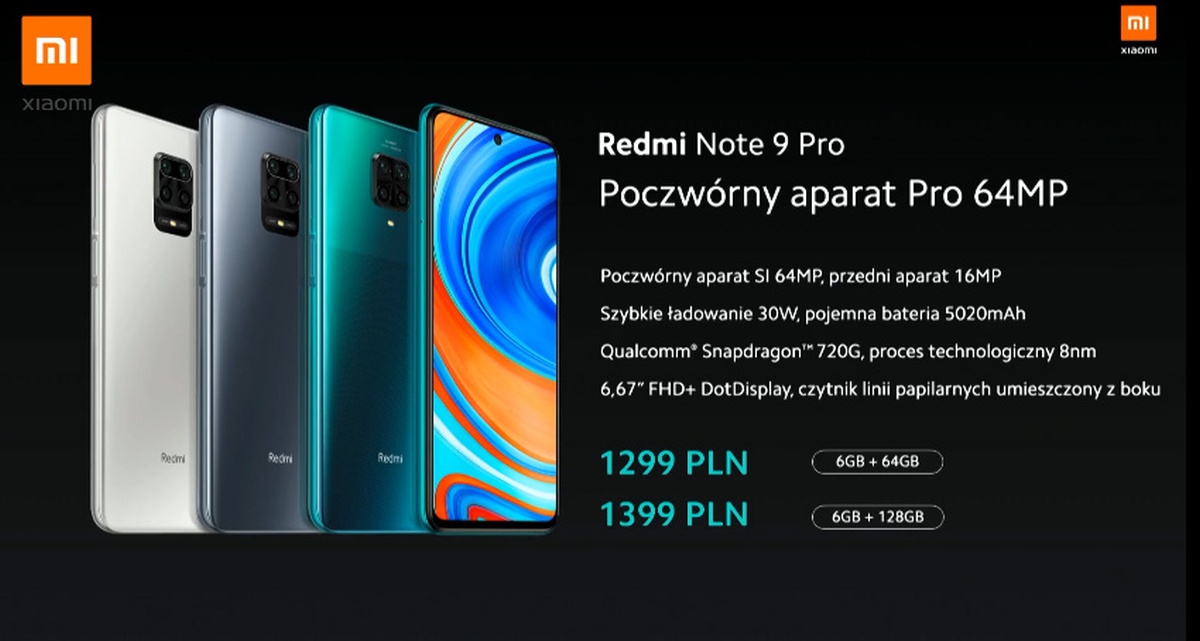 Redmi Note 9 Pro ceny