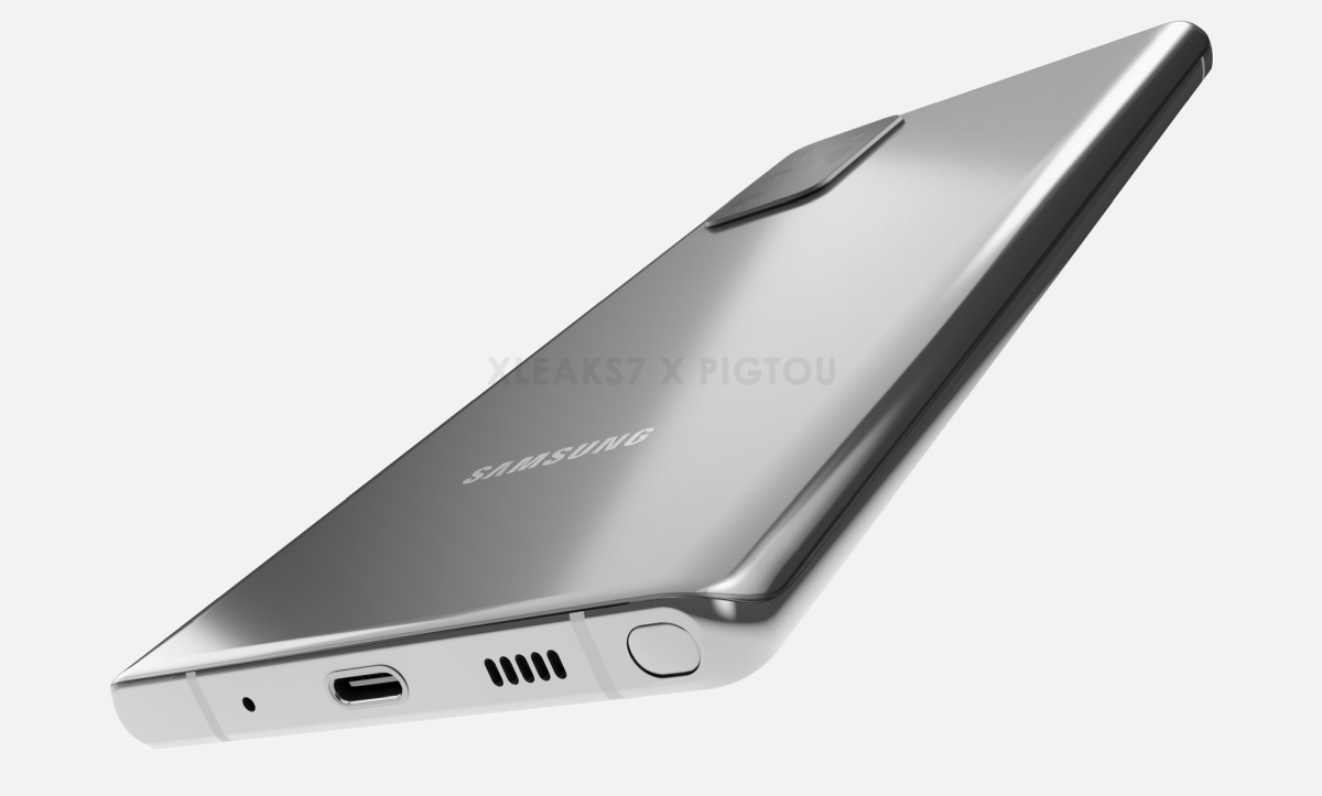 Samsung Galaxy Note20 render dół