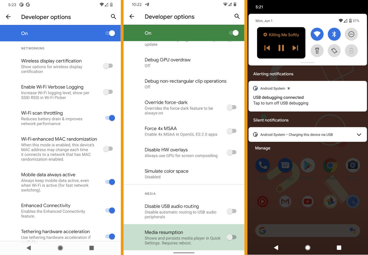 Android 11 – opcje deweloperskie