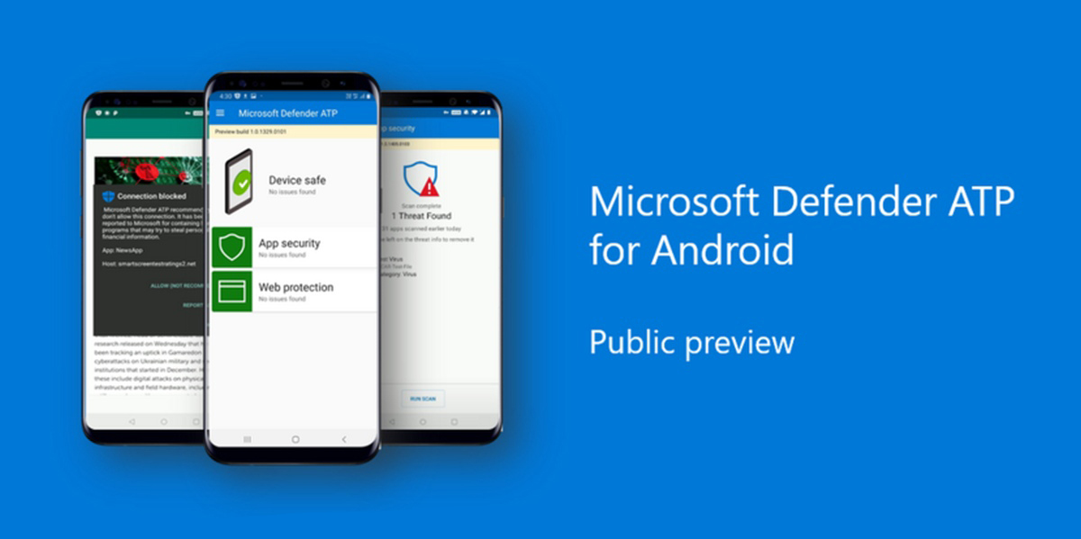 Microsoft Defender ATP na Androida publiczna beta