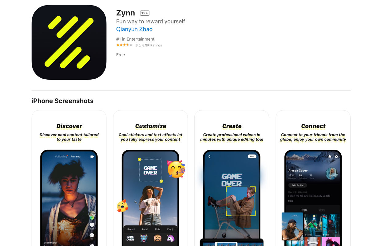 Zynn w App Store