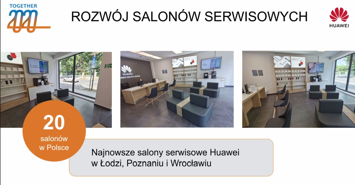 Huawei nowe salony serwisowe