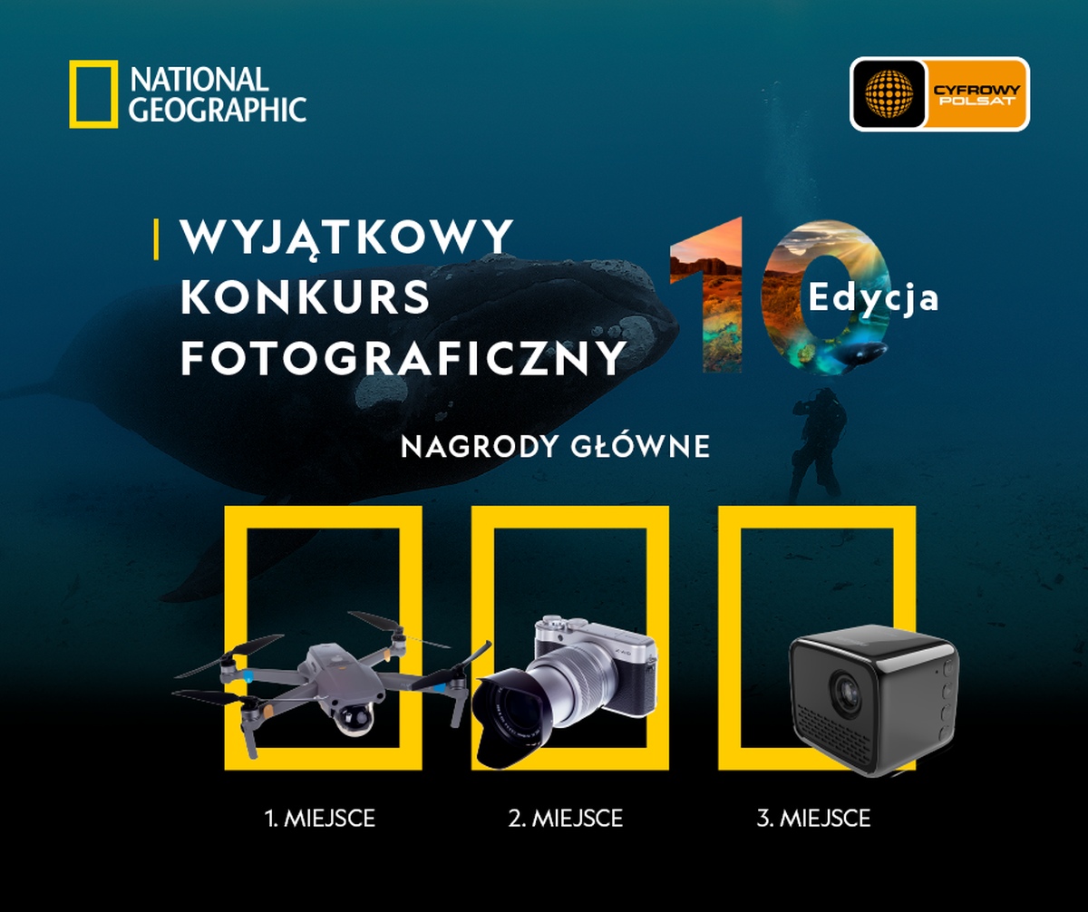 National Geographic Cyfrowy Polsat Wyjątkowy Konkurs Fotograficzny baner
