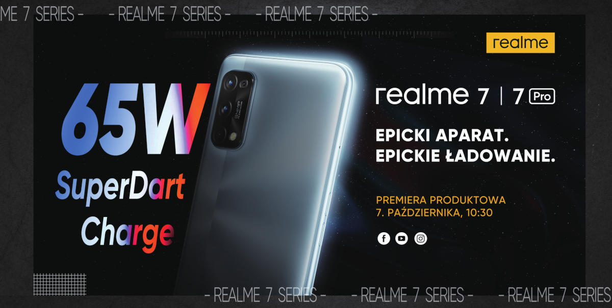 Realme 7 i Realme 7 Pro zadebiutują w Polsce 7 października