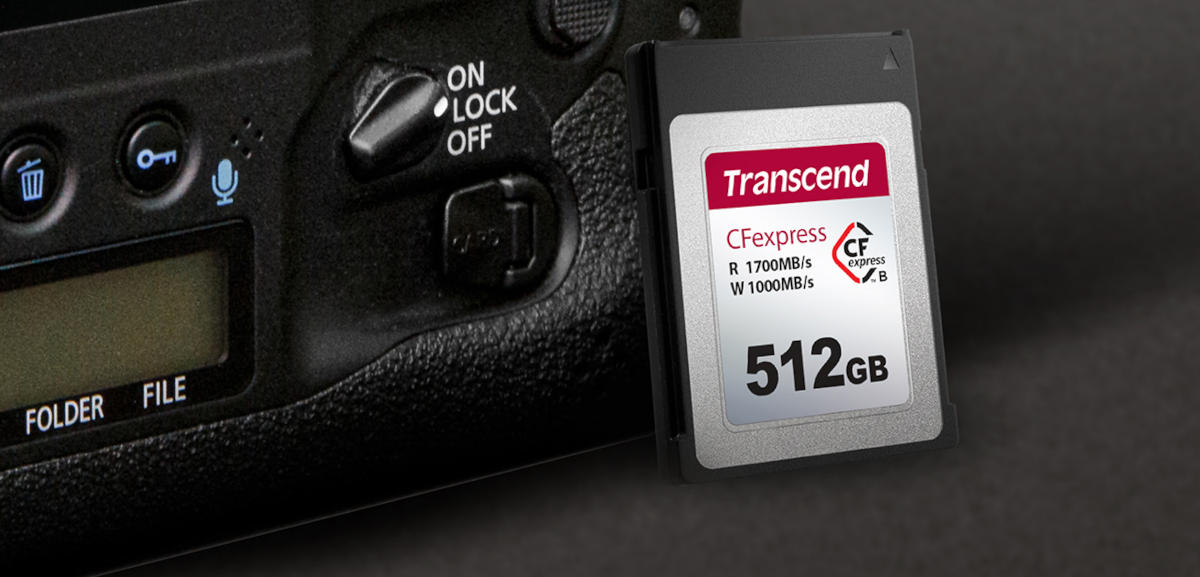 Transcend wprowadza kartę pamięci CFexpress 820 typu B dla profesjonalnych fotografów