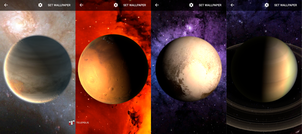 Planets Live Wallpaper Plus