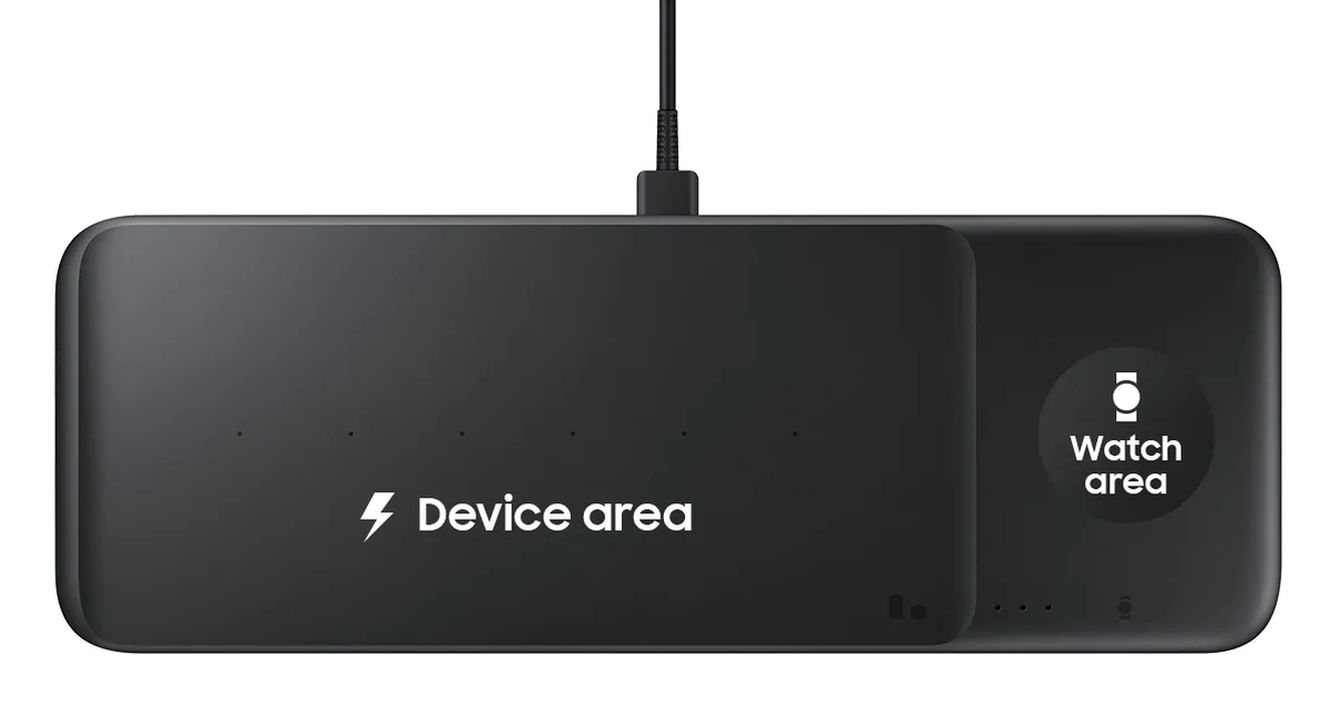 Samsung Wireless Charger Trio areas